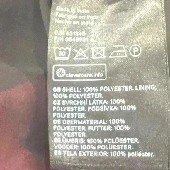 H&M 12 black red goth Floral Pleated Midi Dress boho Bell Sleeve Key Hole back - Picture 10 of 10